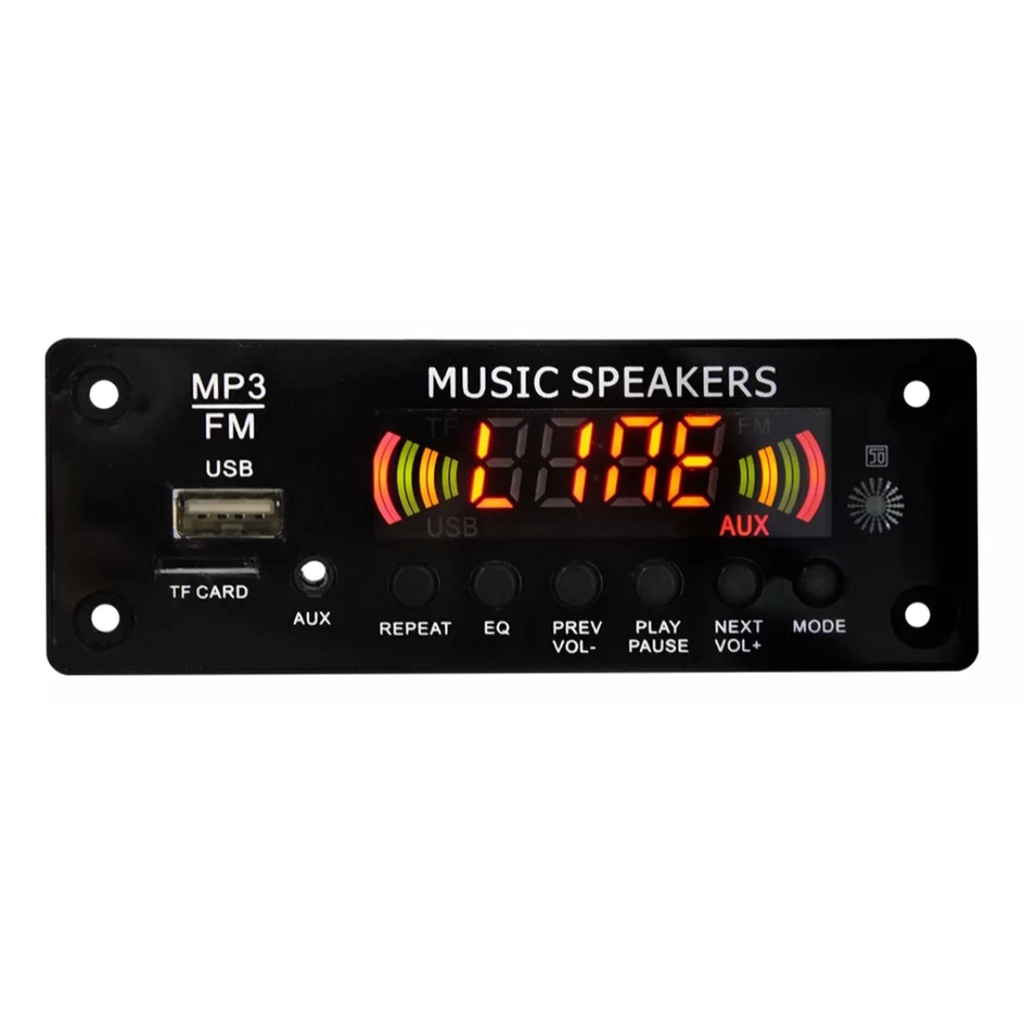 Modul MP3 Bluetooth Fm Radio 12v Splash Screen siap rakit