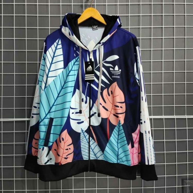[KODE RRQ9U] JAKET TRACKTOP ADIDAS MIRROR FULL PRINTING MOTIF BUNGA/JAKET ADIDAS TRAKTOP/JAKET OLAH 