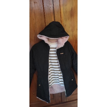 preloved hoodie DKNY / jaket bulu / sherpa