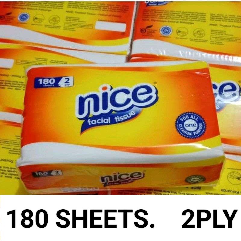 Tissue Tisu nice 180 SHEETS 2 ply Promo