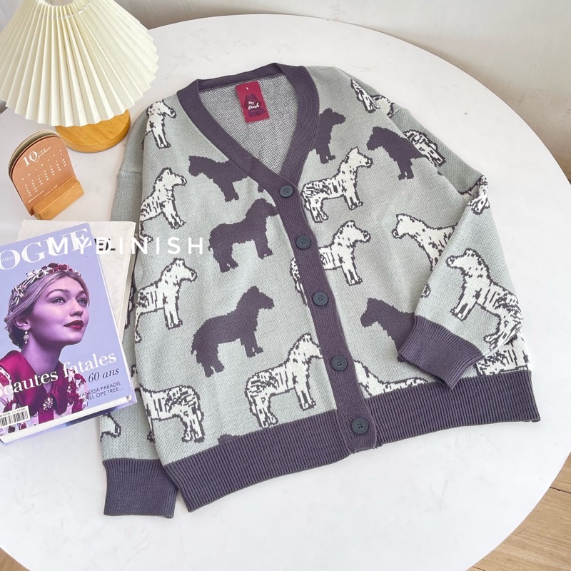 Titania Horse Cardy - Cardigan Oversize Wanita Terbaru