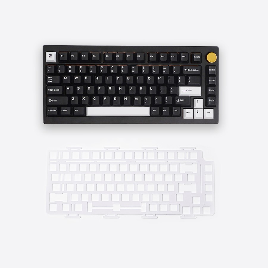 Noir Z2 75% Alumunium Custom Mechanical Gaming Keyboard With Knob