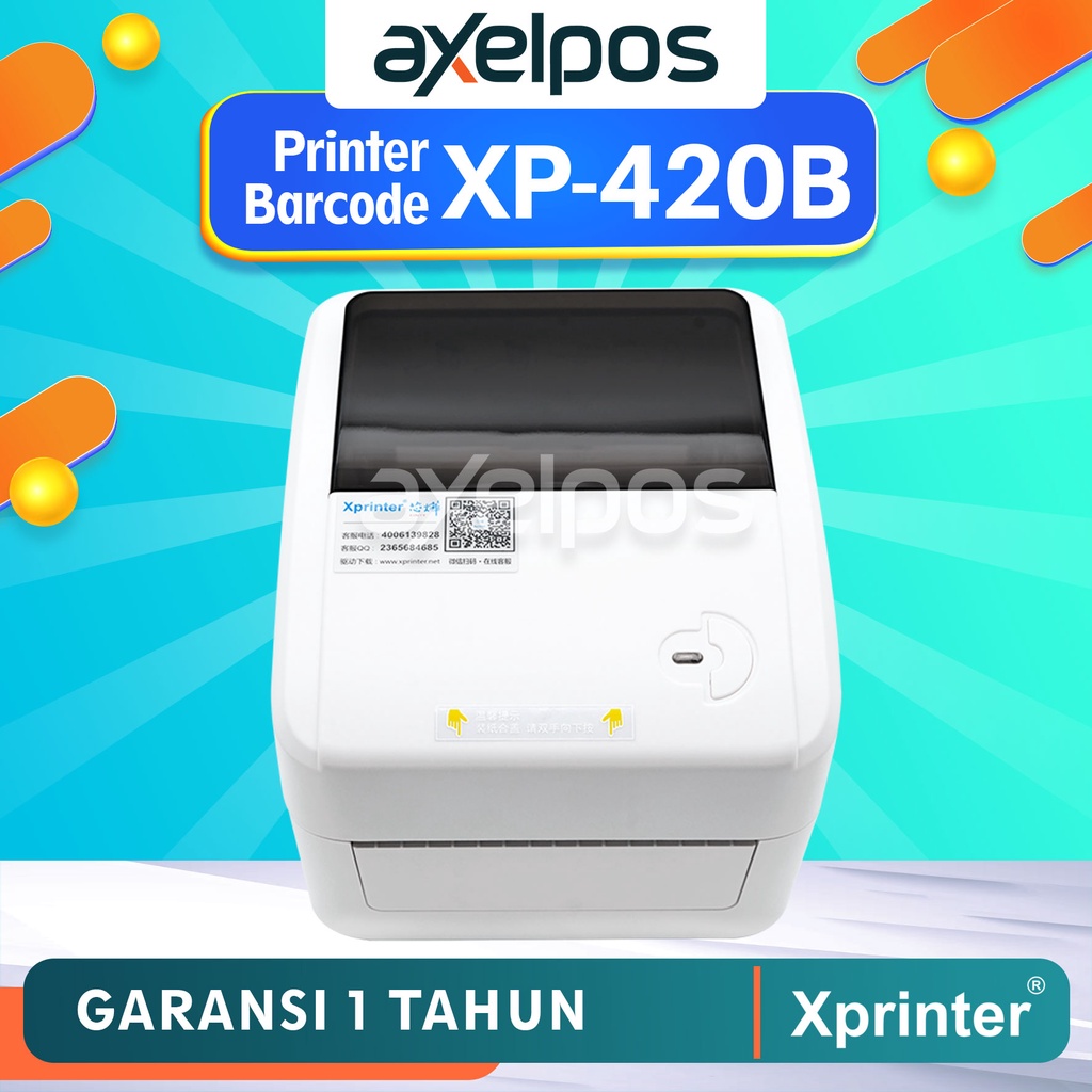 PRINTER BARCODE THERMAL LABEL XP-420B 110MM -A6 KONEKSI USB / USB - BLUETOOTH / USB - WIFI