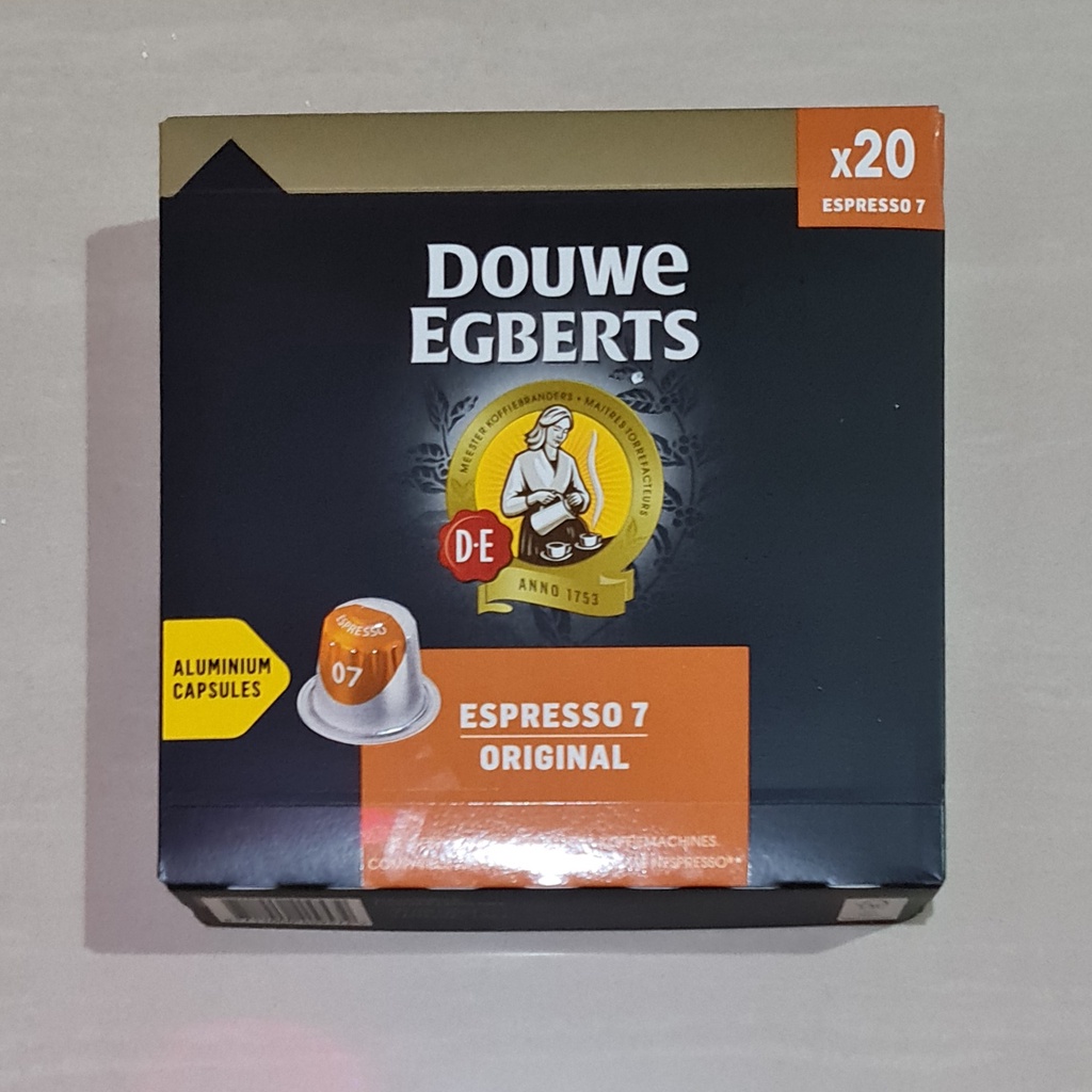 Douwe Egberts Espresso 7 Original 20 Aluminium Coffee Capsules