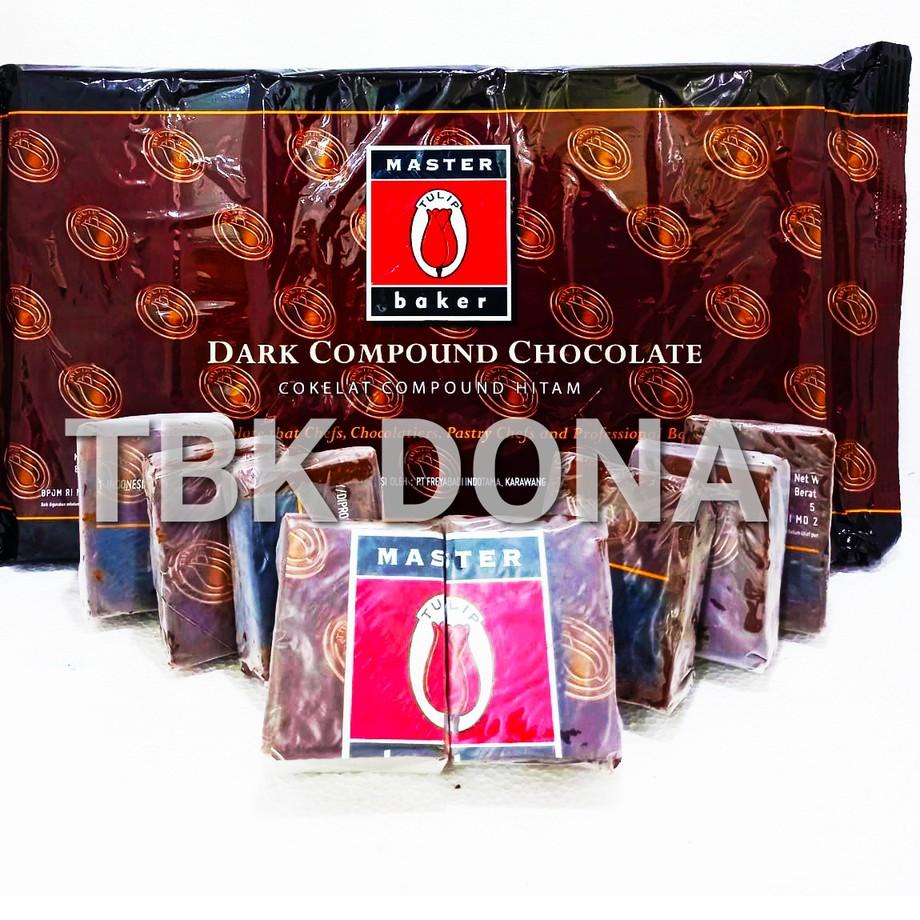 

Official Shop--Coklat Tulip Master Baker Dark Chocolate Compound Potongan 245-255gr