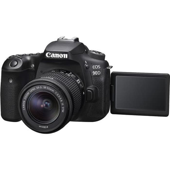 Kamera Canon EOS 90D Kit 18-55mm is STM - Paket Lengkap