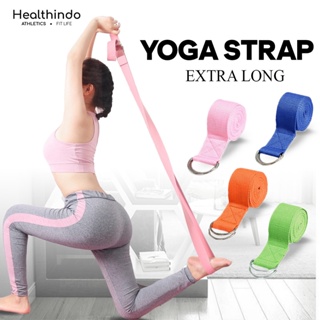 Yoga Strap Belt Tali Yoga Tali Pilates Gym Fitness Pilates Tali Anti Slip Alat Bantu Senam Alat Bantu Yoga Healthindo Pilates Yoga Belt