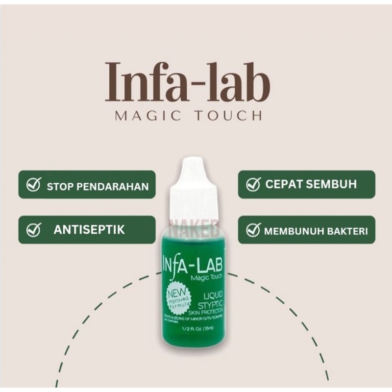 infalab magic touch stop bleeding antiseptic menyembuhkan luka