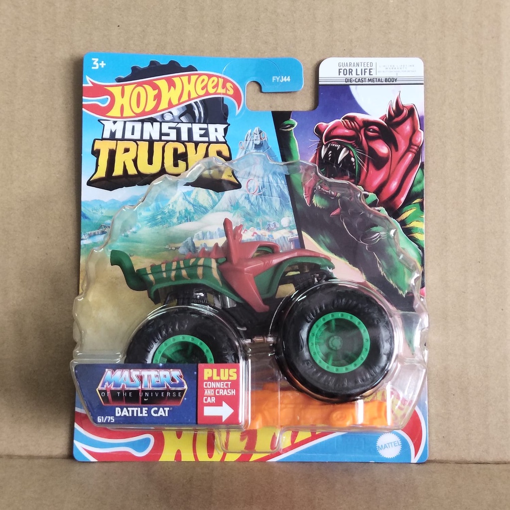Hotwheels Monster Trucks Battle Cat Masters of the Universe