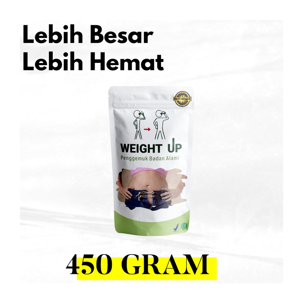 450g WeightUp Penggemuk Badan Dewasa Umur 12 Tahun Suplemen Vitamin Herbal Penambah Nafsu Makan Usia 13 14 15 16 17 18 19 20 Terbukti Obat ini Original Murah dan Ampuh