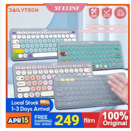 Logitech K380 Cover Pelindung keyboard Wireless Bahan Silikon Anti Debu / Air Ukuran ZXL