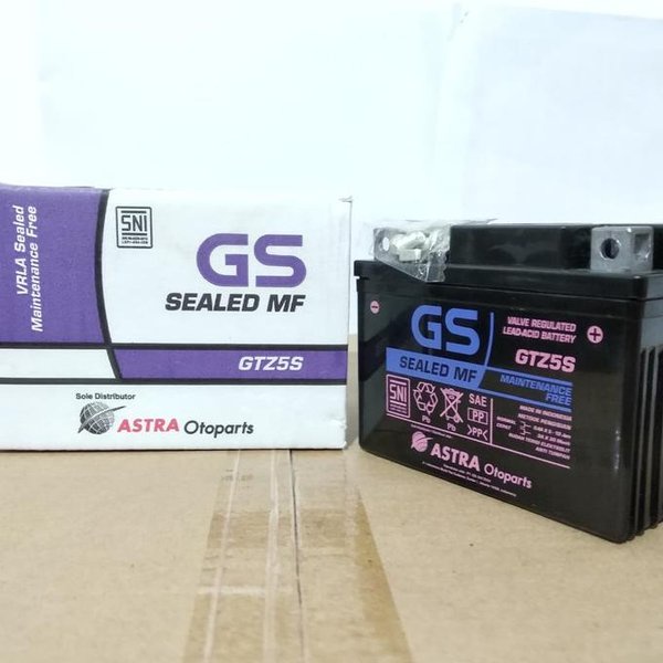 AKI KERING GS ORI,AKI KERING GTZ5S GS BUAT MOTOR HONDA BEAT AKI HONDA VARIO 110,AKI GS GOLD SHINE GT