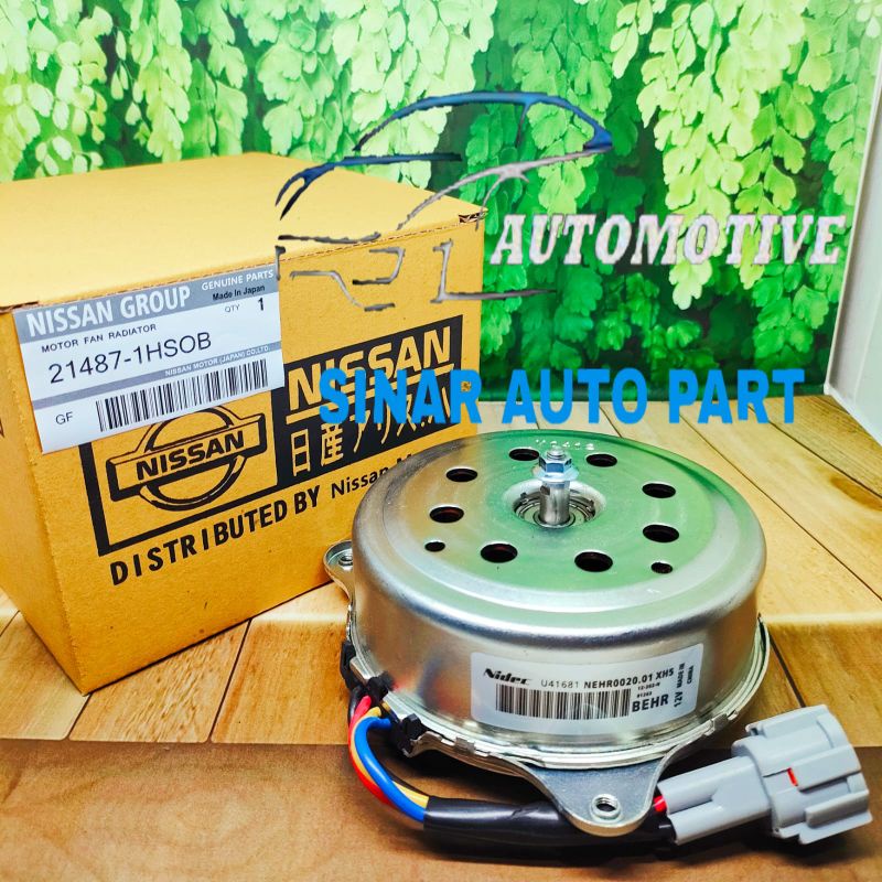 MOTOR FAN RADIATOR AC NISSAN MARCH ALMERA ORI