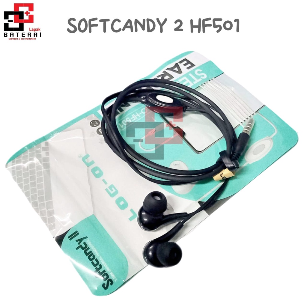 LOG - ON HF501 SOFT CANDY II In ear Earphone STEREO | Handsfree | headset | hedset