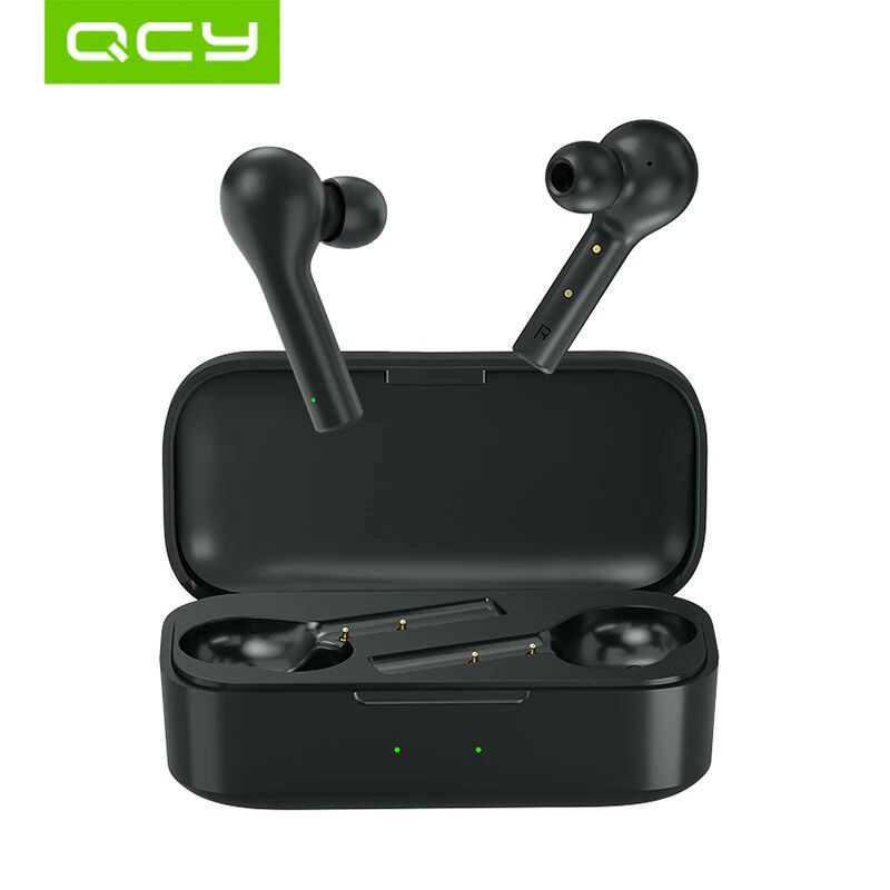 QCY T5 TWS Bluetooth 5.0 Earphone With Charging Case Black