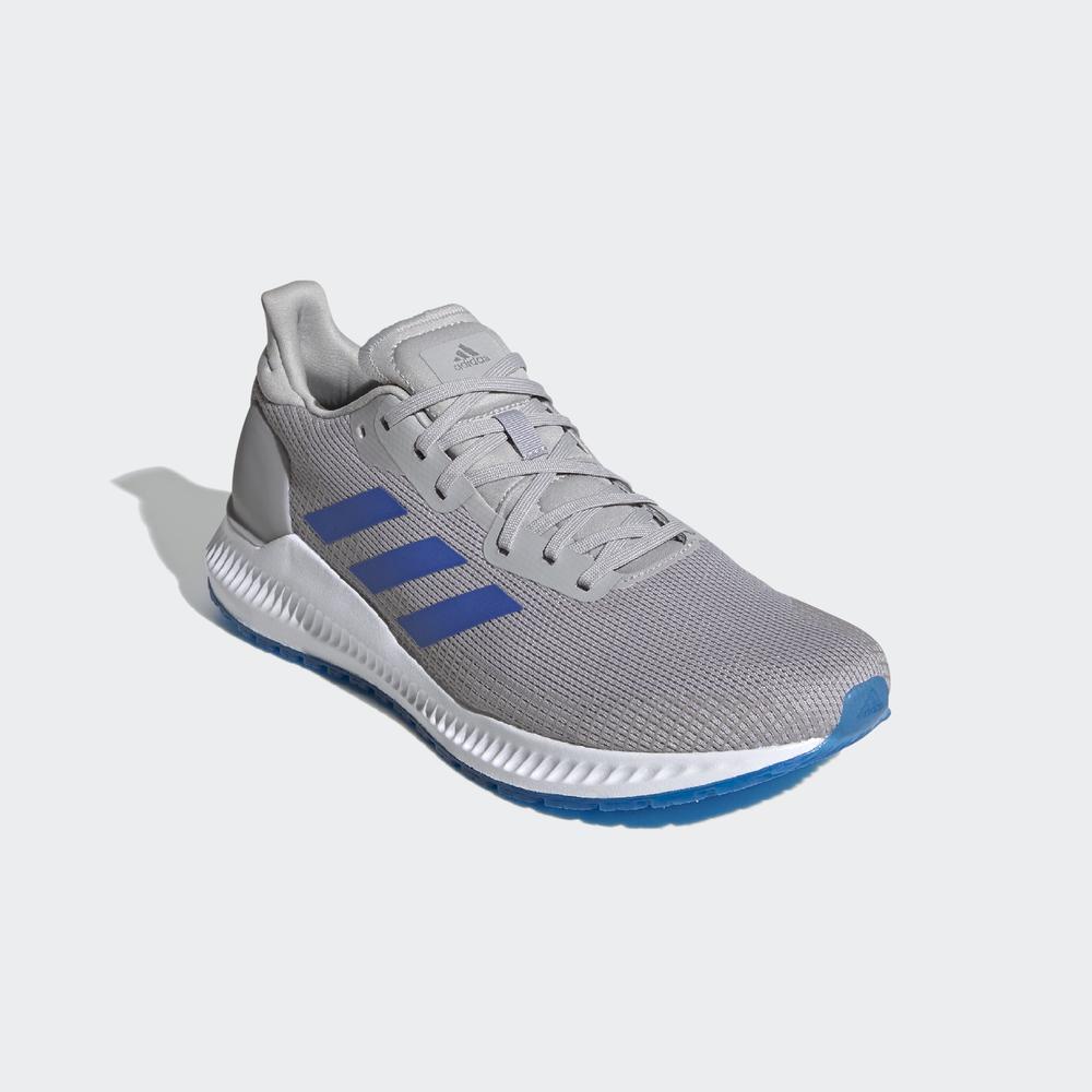 adidas RUNNING Sepatu Solarblaze Pria Abu-abu EE4230 Original BNIB Resmi