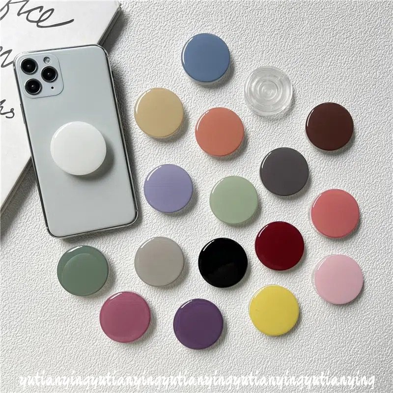 Popsocket Hp Universal Bentuk Bulat Warna Permen