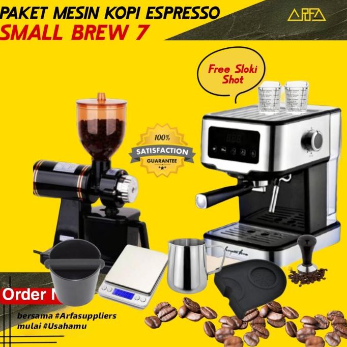 Paket Mesin Kopi Espresso Ferratti Ferro Small Brew 7 Tokorinduh