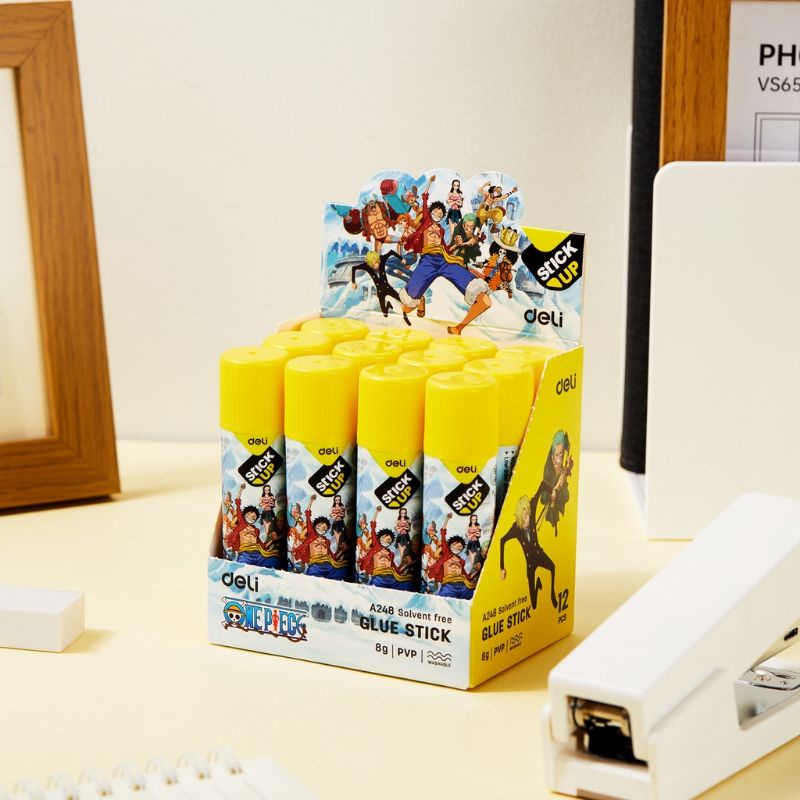 

Deli Glue Stick / Lem Stick Kertas One Piece tidak beracun mudah di cuci EA248