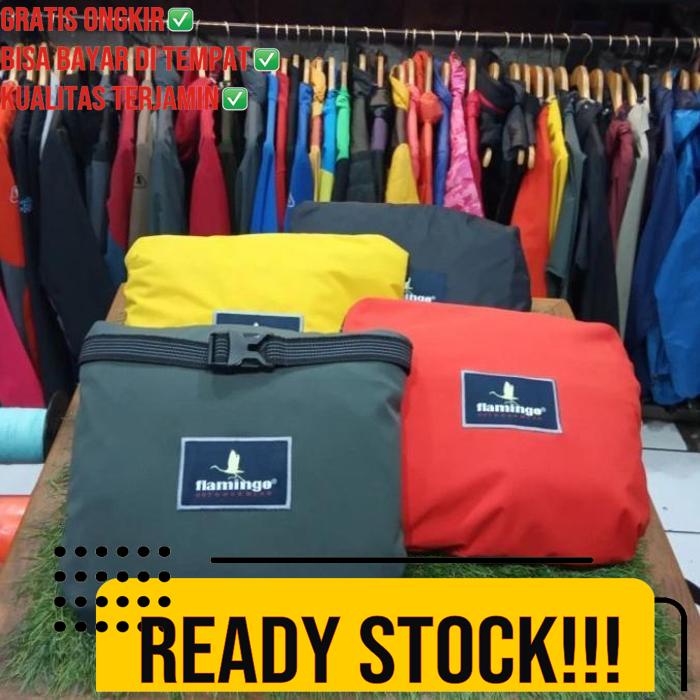 Raincoat Jas Hujan Flamingo Not Eiger Consina