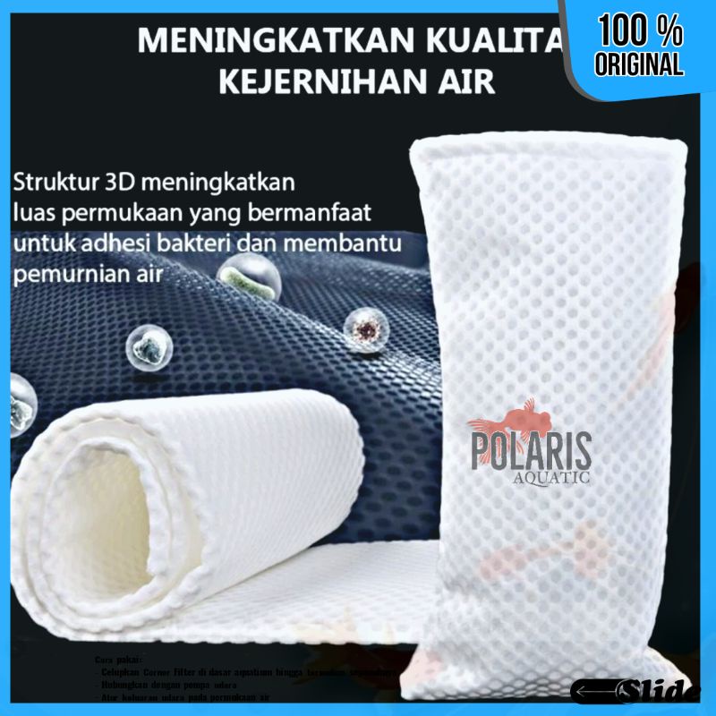 HONEYCOMB FILTER BAG SUMP FILTER AQUARIUM AQUASCAPE AIR TAWAR DAN LAUT