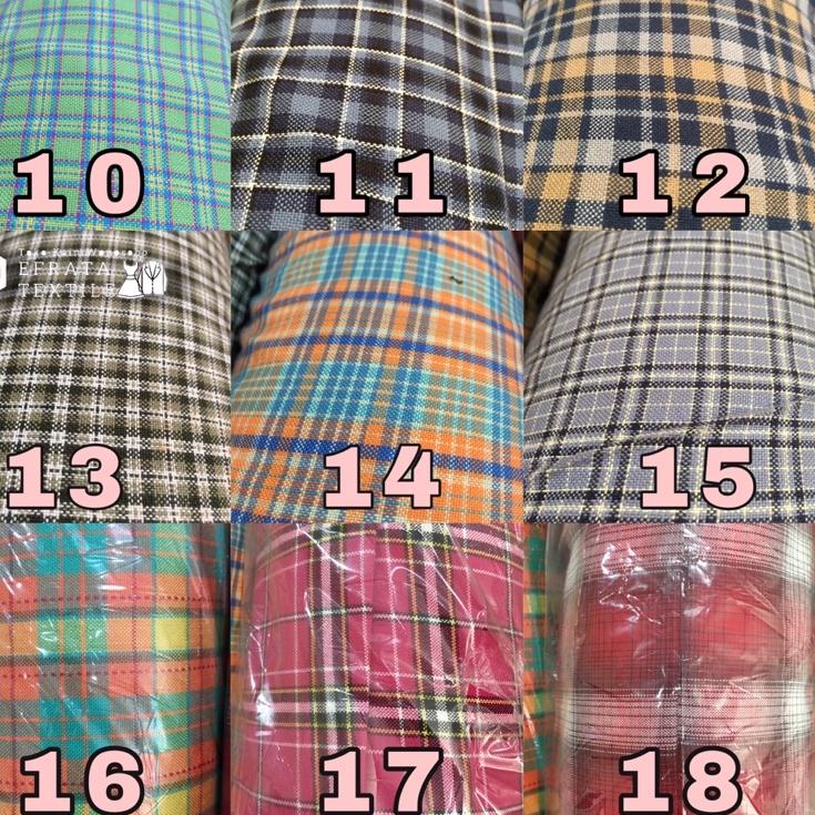 Paling Dicari KAIN KATUN KOTAK KOTAK SERAGAM SMP SD SMA