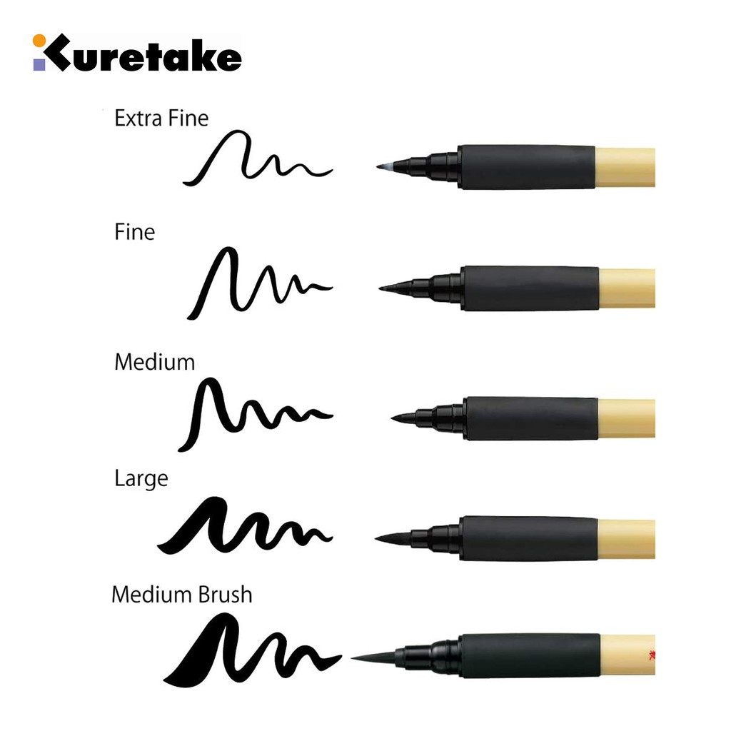 Kuretake Bimoji Brush Pen - Fine