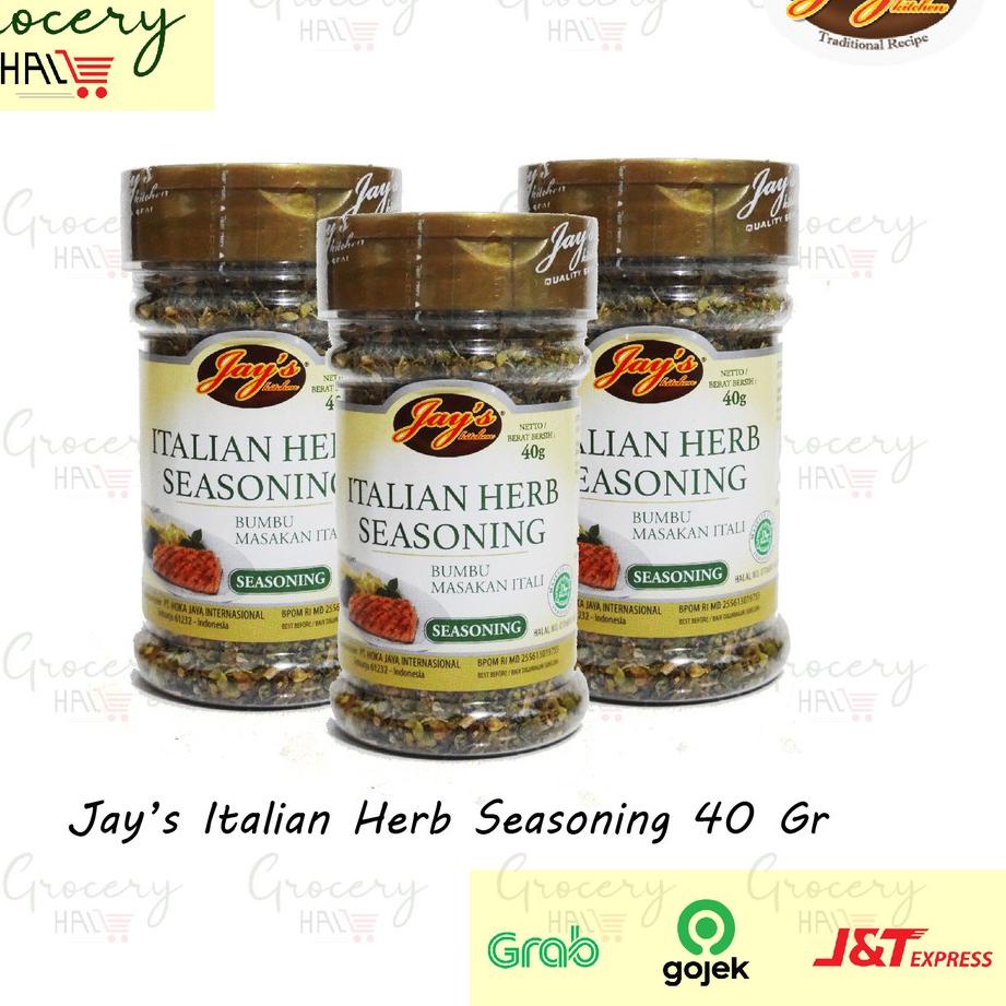 

TrxPp6P0--JAY'S ITALIAN SEASONING HERBS 40 GRAM ( BUMBU MASAKAN ITALI JAYS KITCHEN )