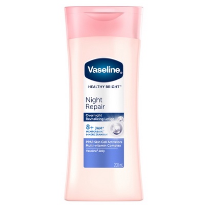 ❤GROSIR❤ Vaseline body lotion night repair 200ml