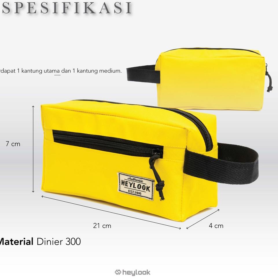 

READY TEMPAT PENSIL KOTAK PENSIL PENCIL CASE SEKOLAH KULIAH KANTOR KERJA HEYLOOK 2289 ぉ
