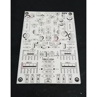 PCB Super Driver Power Amplifier  MONTARBO Itali Fiberglass