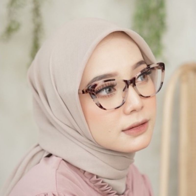 New kacamata wanita fashion | kacamata Photocromic anti radiasi paket frame plus lensa anti radiasi 