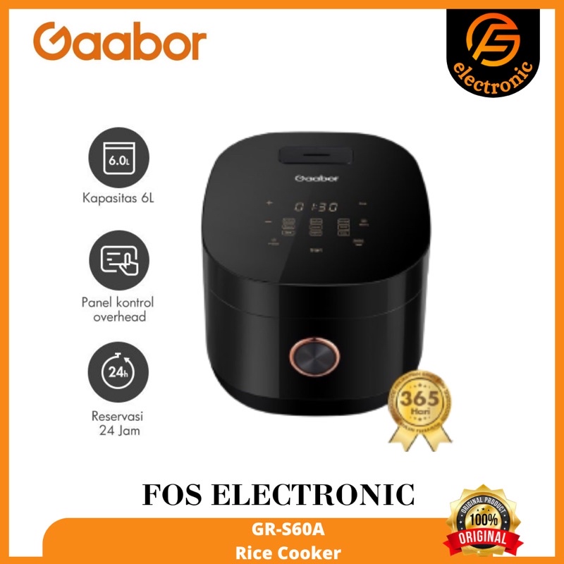 Gaabor Rice Cooker 2 L / 2L Penanak Nasi Smart  Micro Processor 2Liter / 2 Liter Multifungsi 2.000ml / 2.000 ml GR-S60A S30B S50A