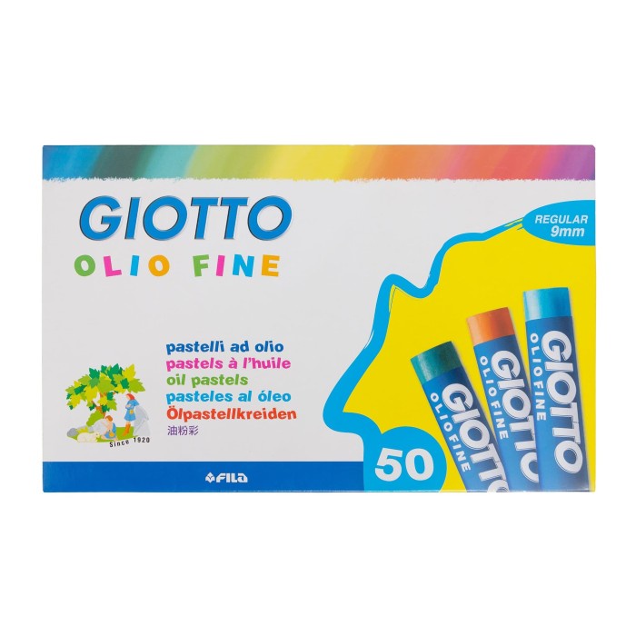 

Pastel Giotto Olio Oil Pastels Cardboard Box 50 Colors