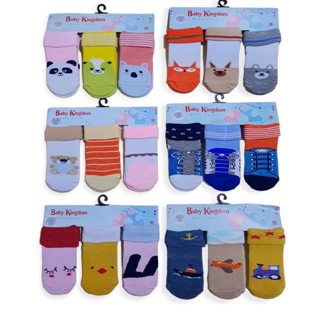 kaos kaki bayi newborn LIPAT BABY KINGDOM