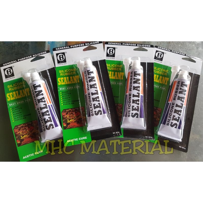 

LEM SEALANT TUBE BEST 85 g / LEM KACA / LEM AQUARIUM / LEM KACA BENING ODOLAN ORIGINAL