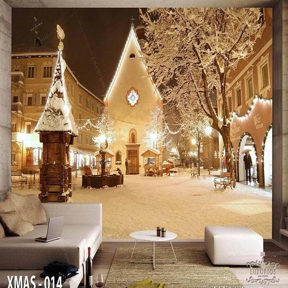 ~@~@~@~@] WALLPAPER CUSTOM WALLPAPER 3D VINYL STIKER KOREA MERRY CHRISTMAS NATAL