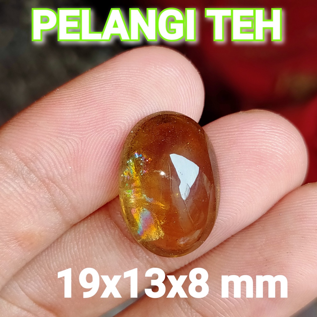 batu kecubung pelangi teh asli alam koleksi lainnya cincin opal giok zamrud bacan katilayu wulung gi