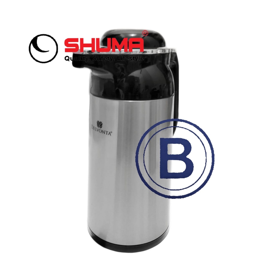 THERMOS DELVONTA VACUUM JUG STAINLESS STEEL/THERMOS BESAR