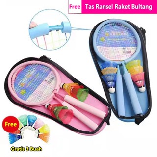 Image of Mainan Raket Bulutangkis Anak Untuk Usia 3-6-12 Tahun Untuk TK SD Tersedia 2 Jenis