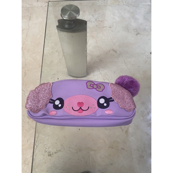 

preloved smiggle pencil case dog (scented) kotak pensil bekas