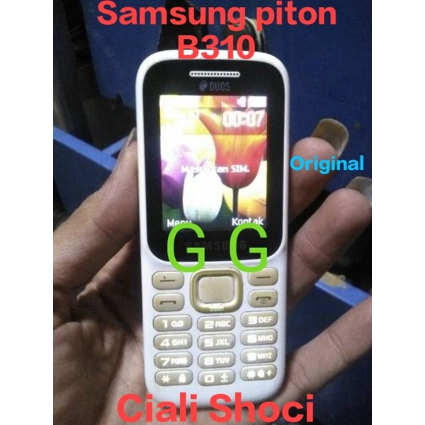Jual SAMSUNG PITON B310 DUAL SIM MP3 SCOND ORIGINAL Shopee Indonesia