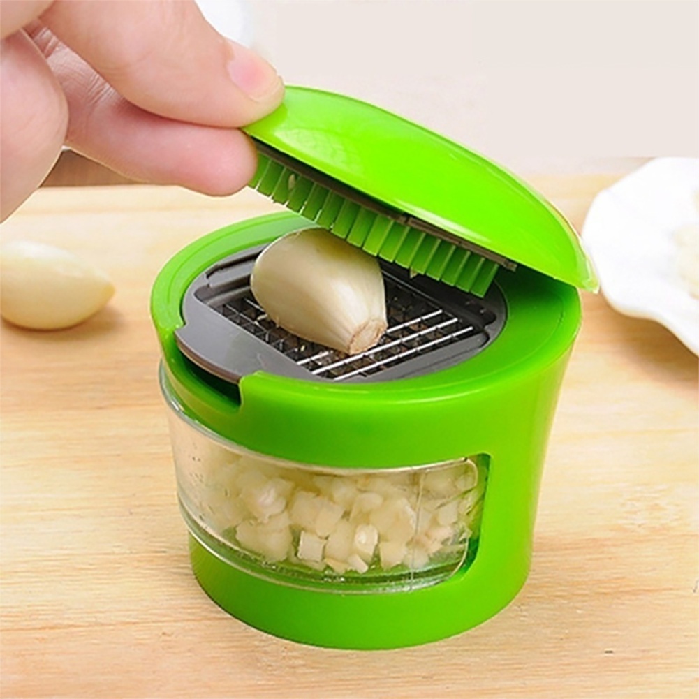 ღ 2 In1 Pisau Tajam Jahe Slicer Portable Bawang Putih Alat Penggiling Dua Sisi Bawang Putih Grinding Parutan Planer Pemotong Sayuran chopper Dapur Gadget