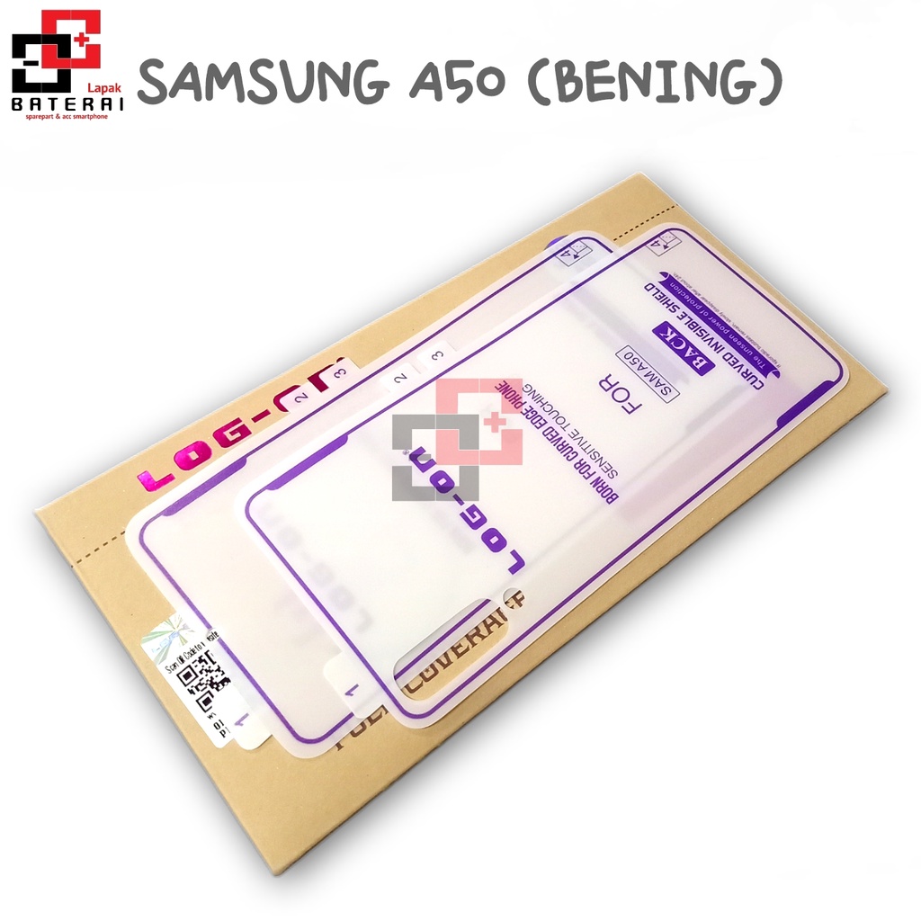 LOG - ON Anti Gores Samsung A50 Depan Belakang