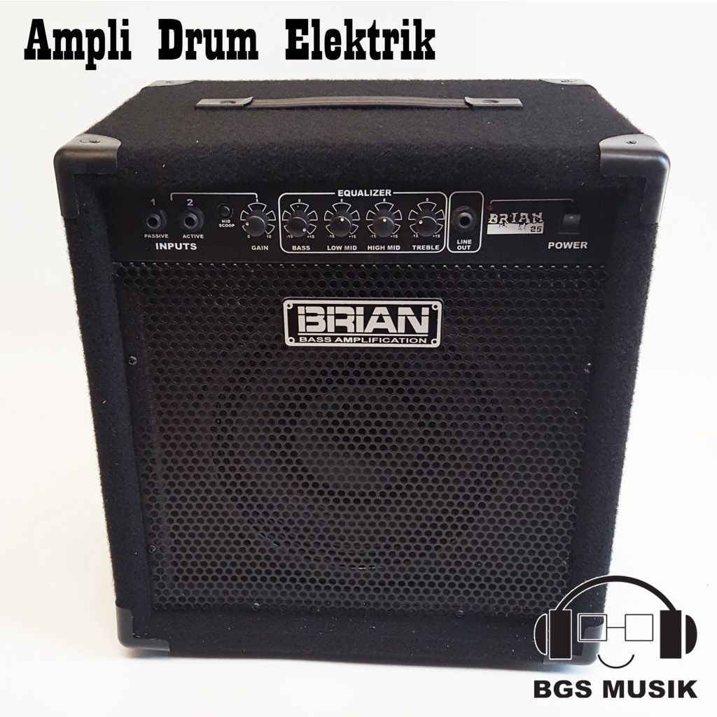 Ampli Drum Elektrik Original Brian 10inc - Sound Drum Elektrik