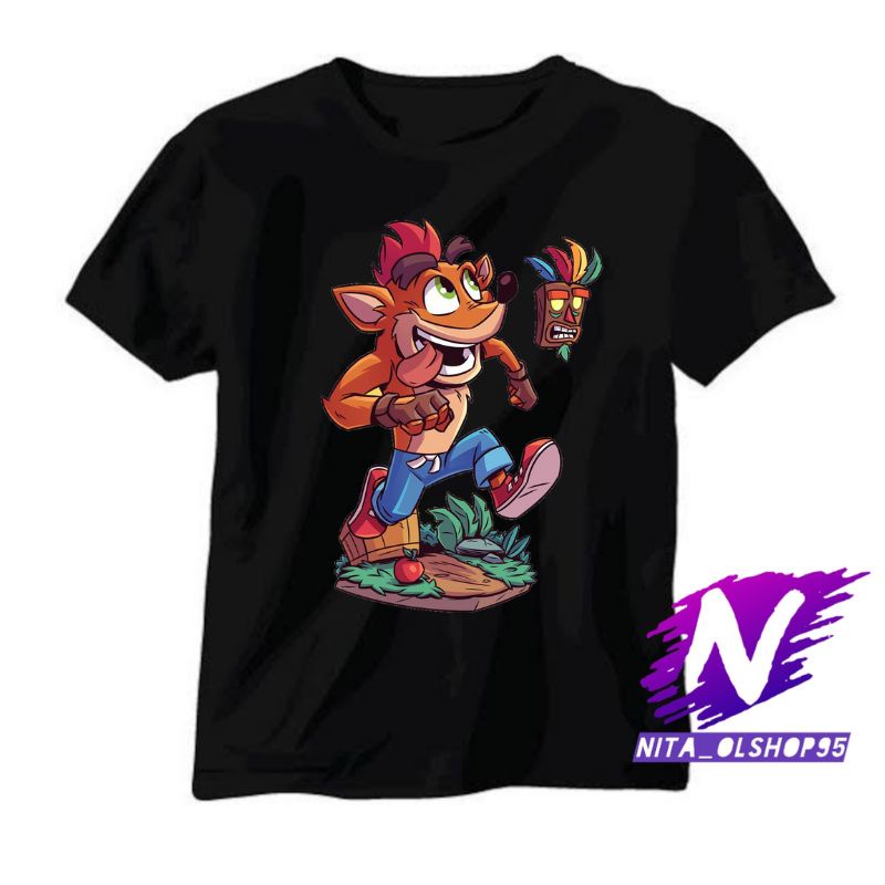 crash bandicot baju anak ctr crash bandicoot