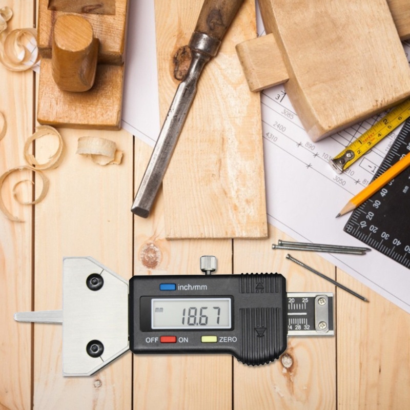 Zzz Alat Pengukur Kedalaman Ban Digital Dengan Layar LCD 0-0.98 &quot;