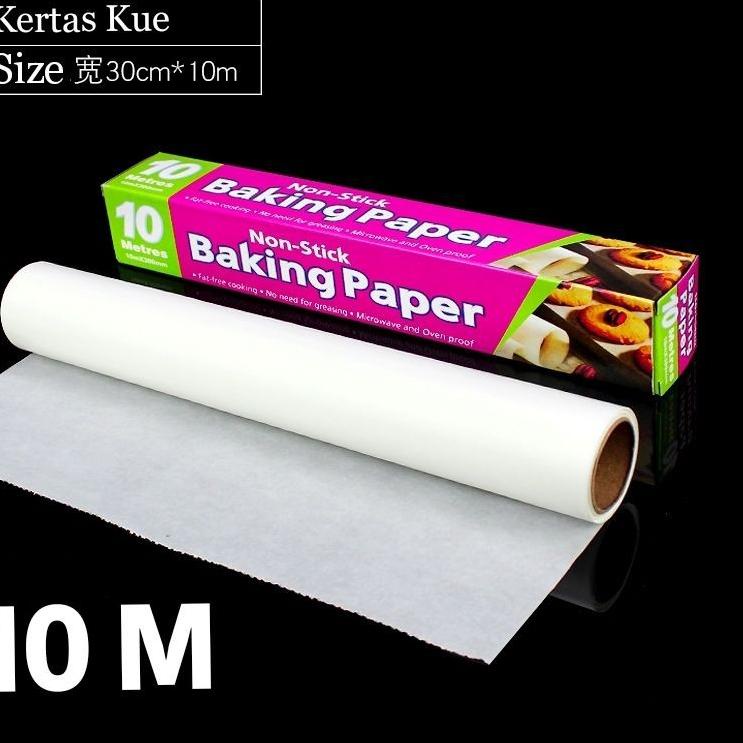 

✨Grosir✨ Baking Paper 10 M/kertas Roti Cake/Kue/Bakpao BBQ gas !!