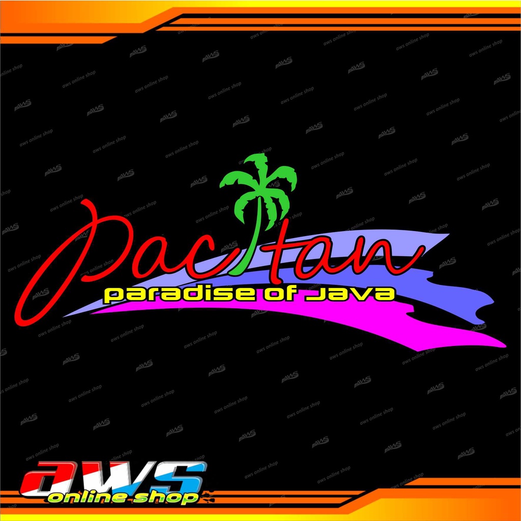 Sticker Pacitan Paradise Of Java