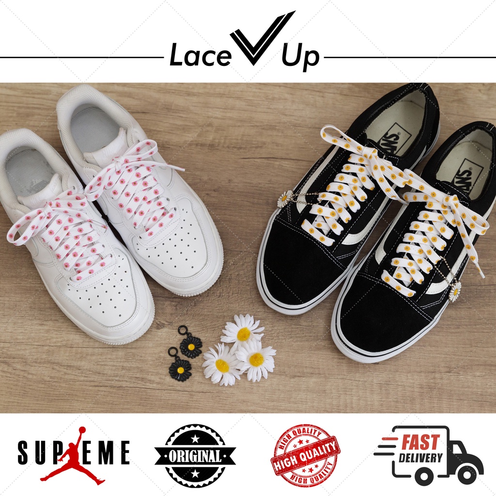 Tali Sepatu G-Dragon Peaceminusone Paranoise Kwondo Daisy Shoelaces